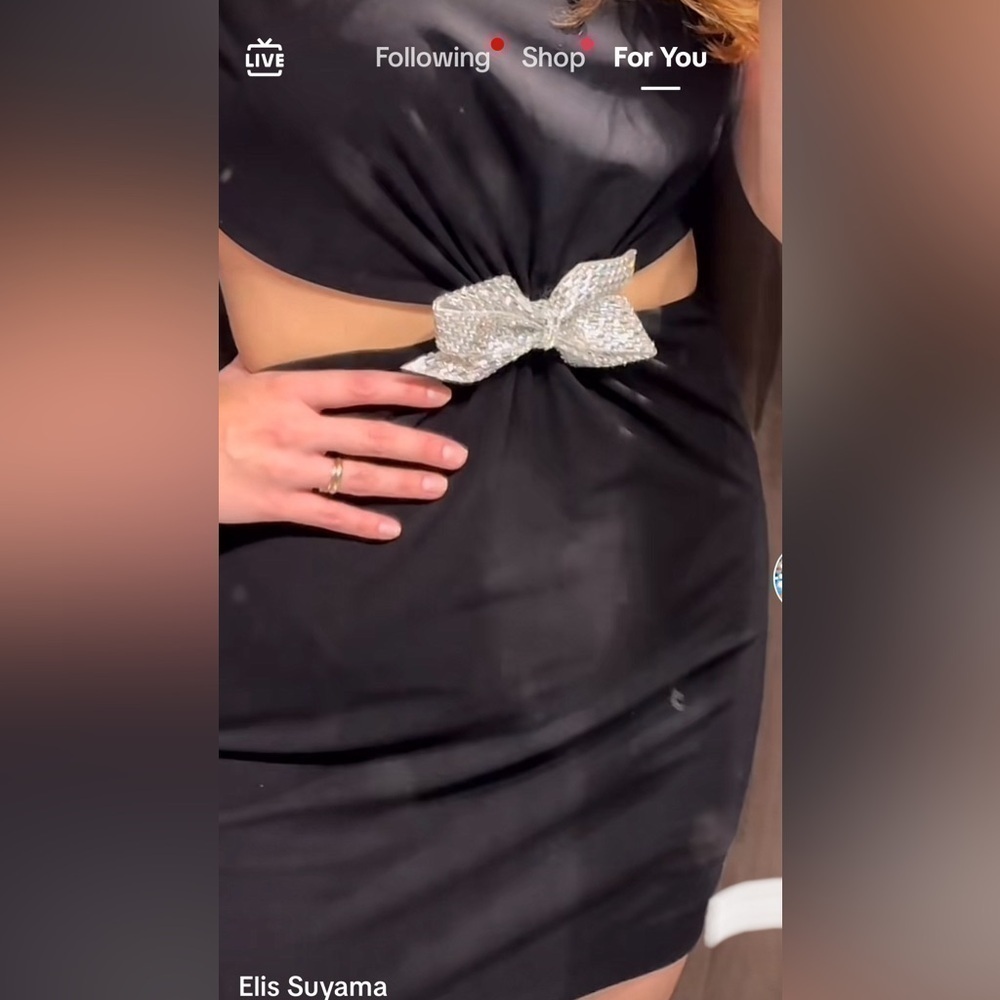 ZARA Jewel Bow cut out dress 4764/328 - Picture 5 of 10